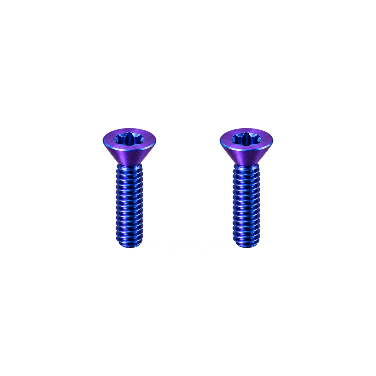 Titanium Canyon D757 No.35 Hanger Screws — Blue Purple