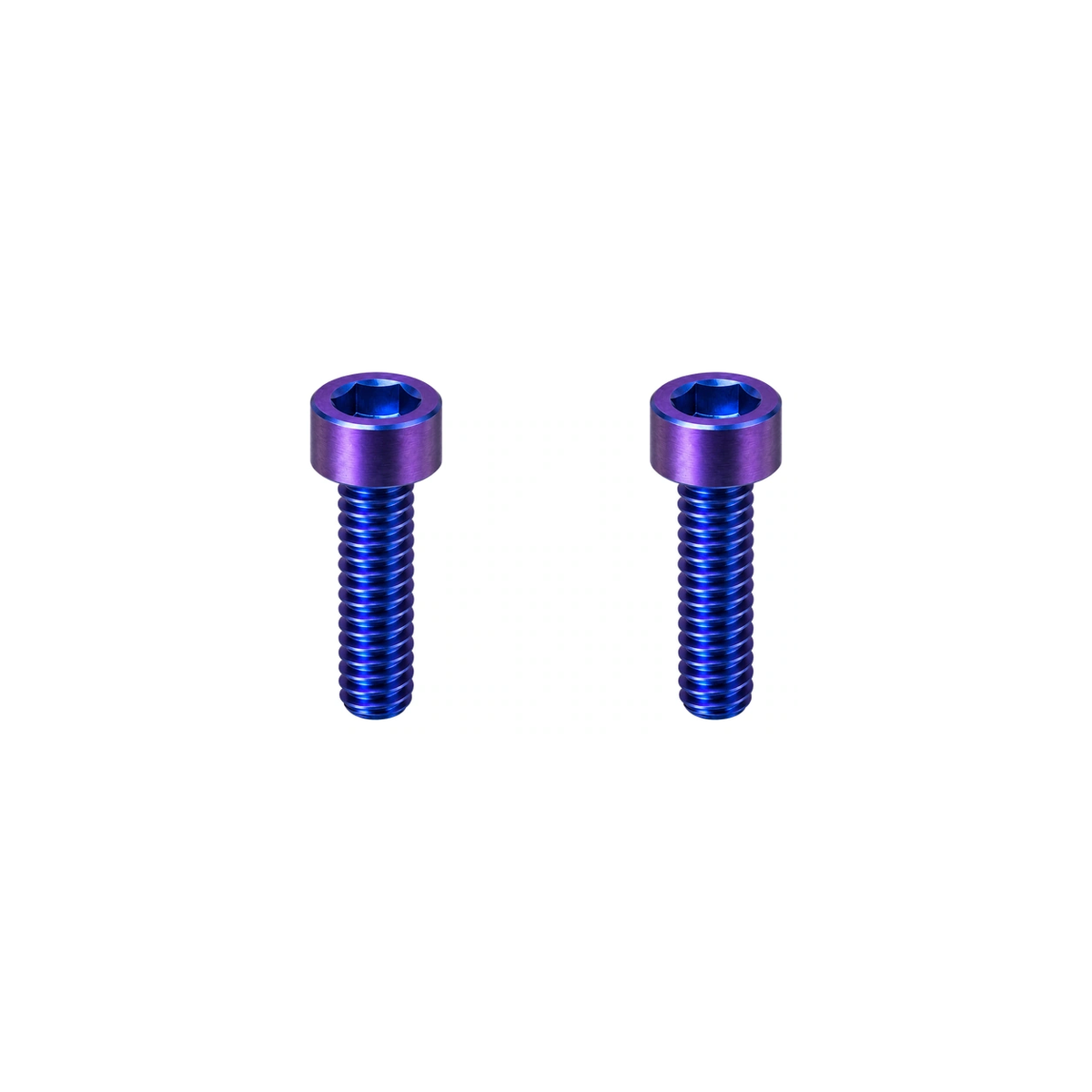Titanium Monkii Clip Bolts — Blue Purple