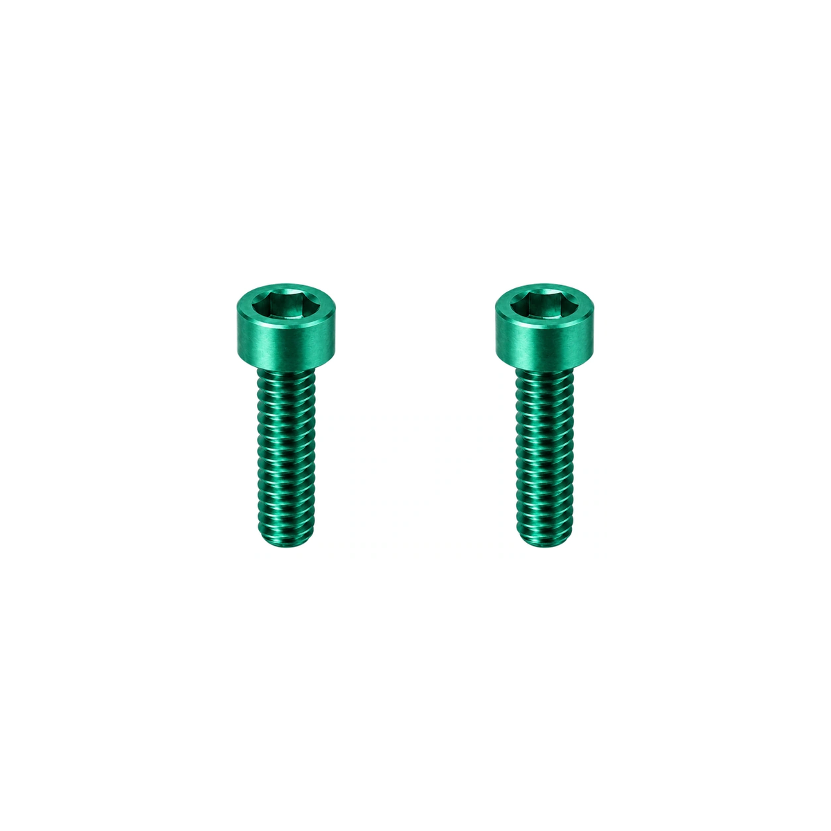 Titanium Monkii Clip Bolts — Green
