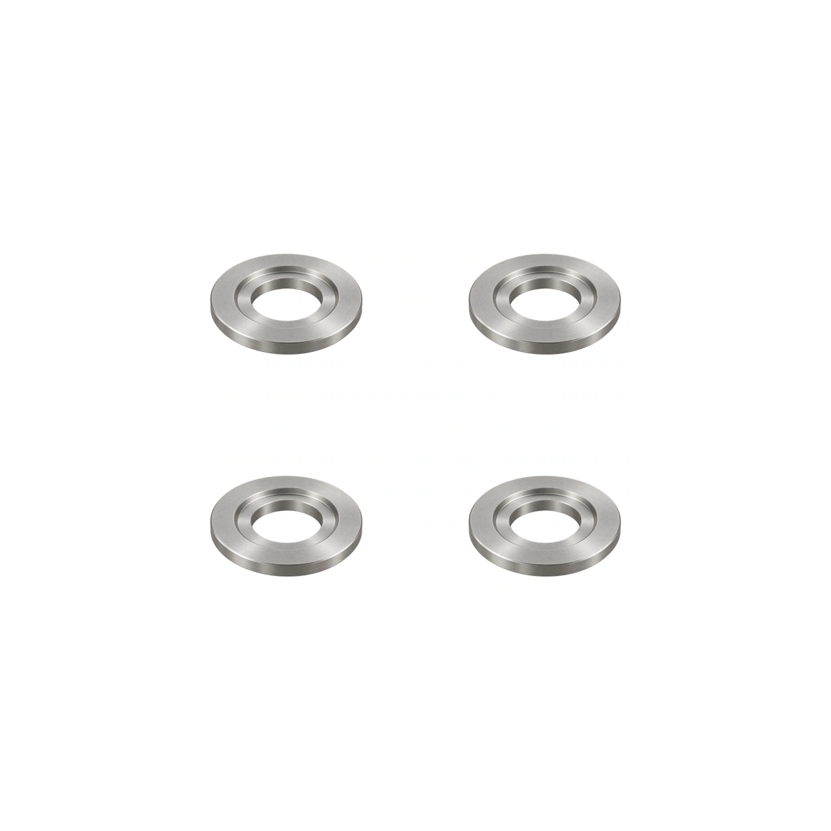 Titanium M6 Disc Brake Step Washers — Raw Titanium