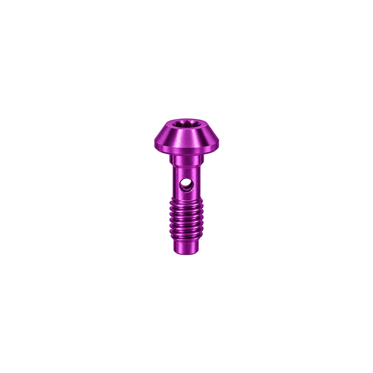 Titanium Magura Brake Banjo Bolt — Purple
