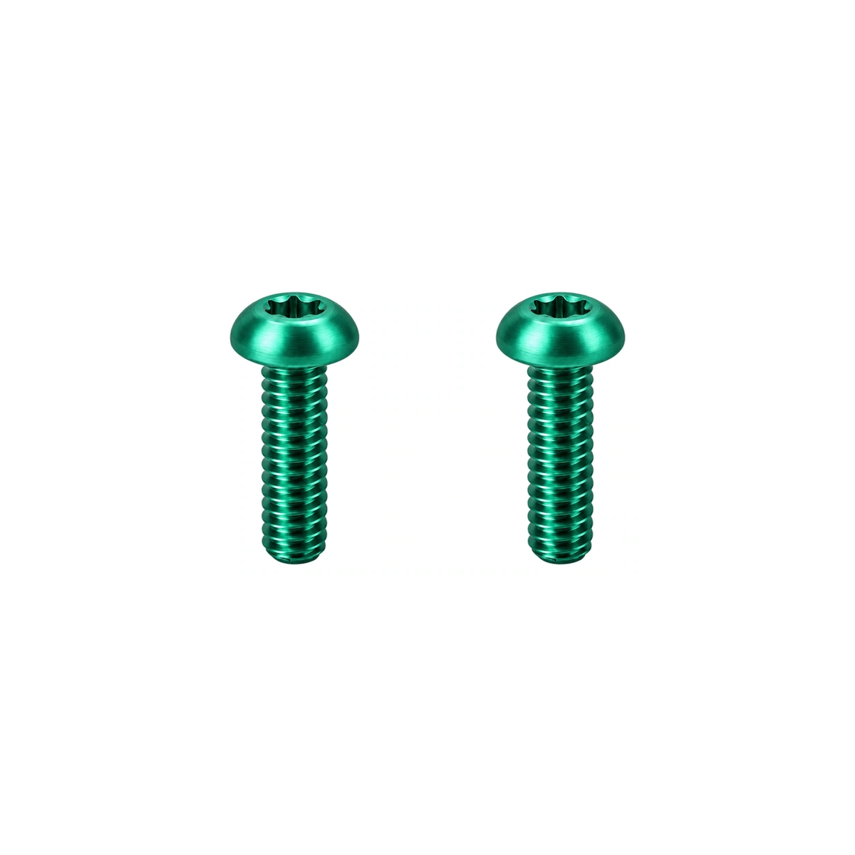 Titanium Fox 36 / 38 Fender Mount Bolts — Green