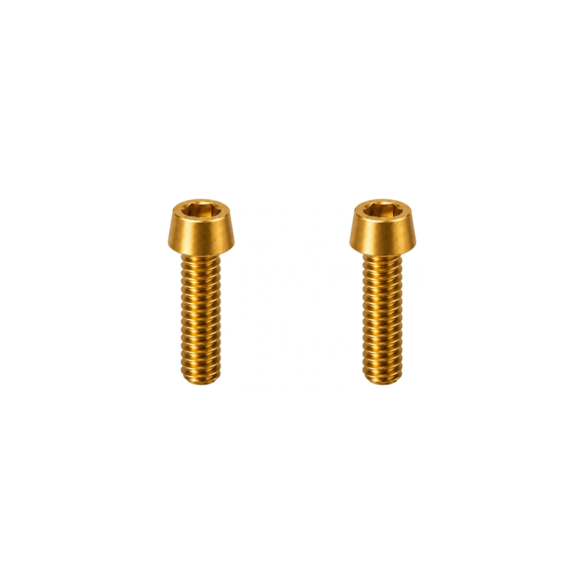 Titanium Specialized Saddle Clamp Bolts — Gold