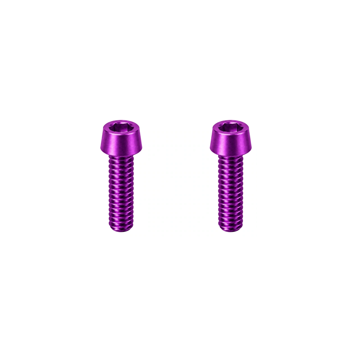 Titanium Specialized Saddle Clamp Bolts — Purple
