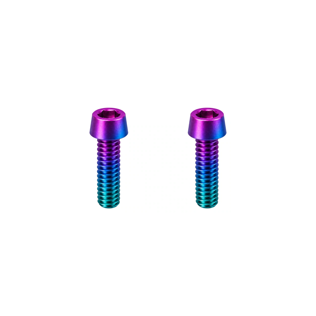 Titanium Specialized Saddle Clamp Bolts — Candy Matte
