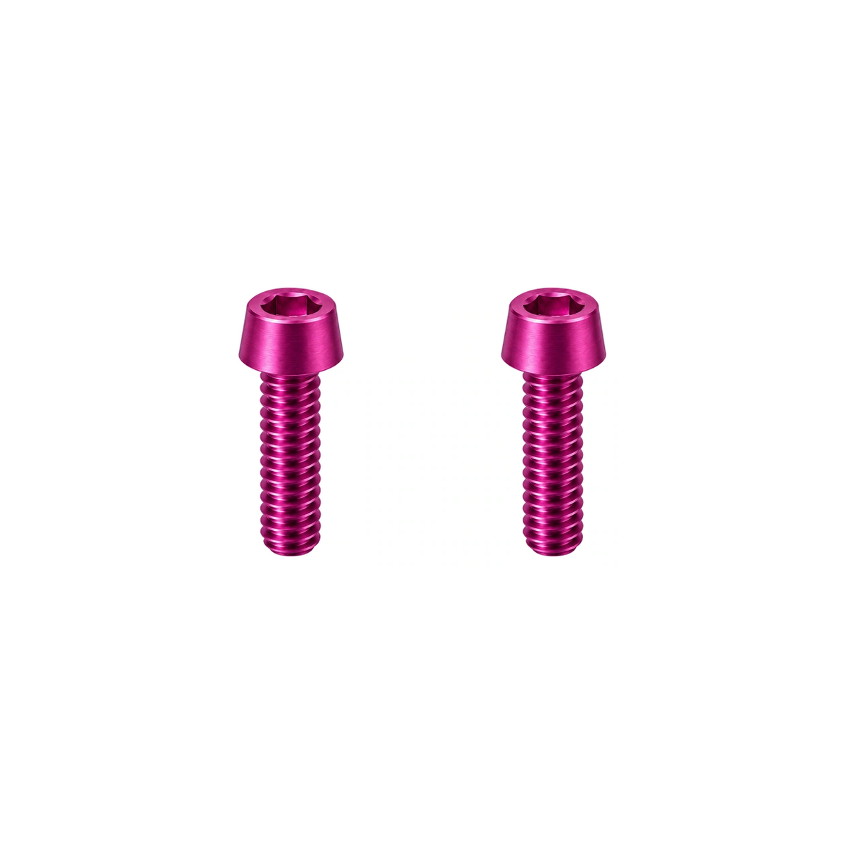 Titanium Specialized Saddle Clamp Bolts — Magenta