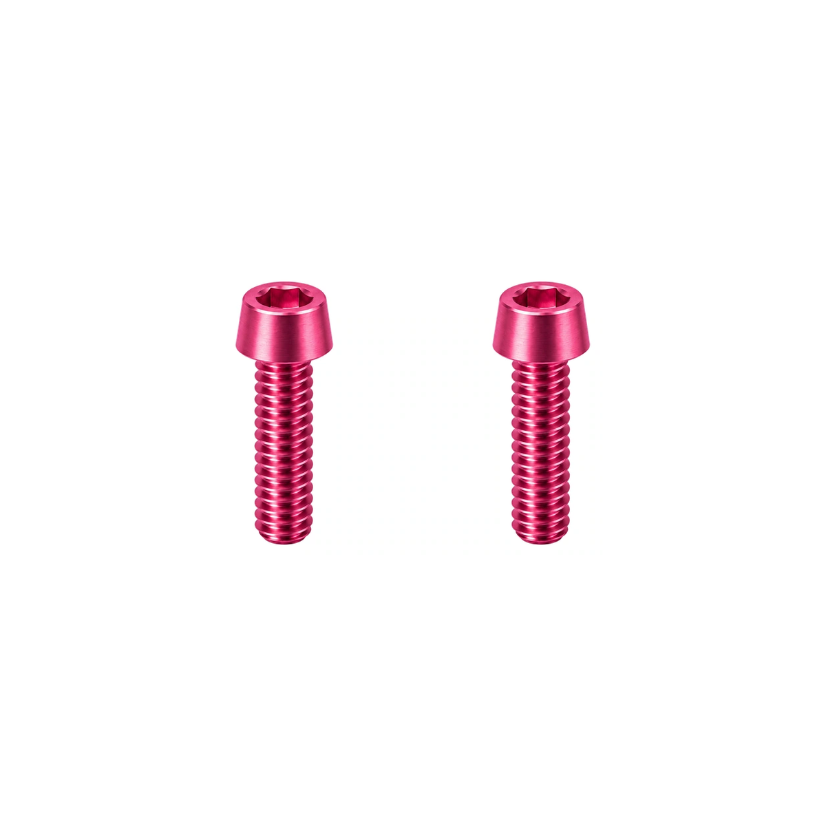 Titanium Specialized Saddle Clamp Bolts — Champagne Pink
