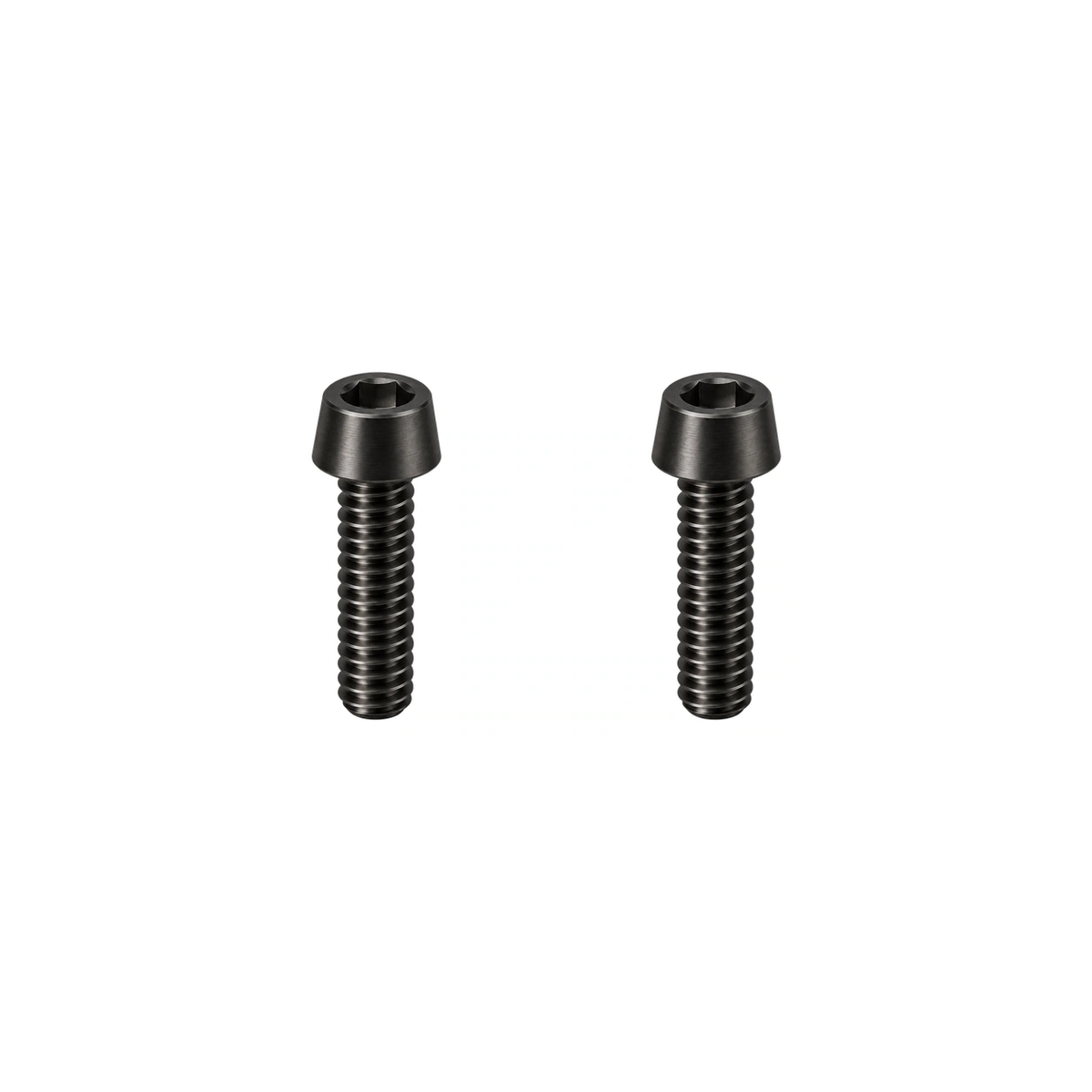 Titanium Specialized Saddle Clamp Bolts — Black