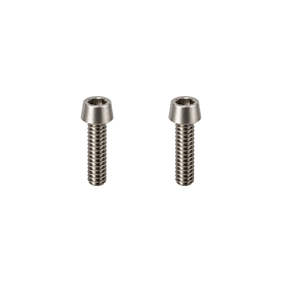 Titanium Specialized Saddle Clamp Bolts — Raw Titanium