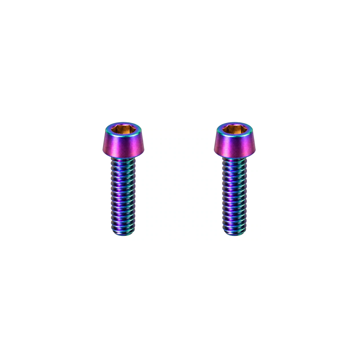 Titanium Specialized Saddle Clamp Bolts — Rainbow