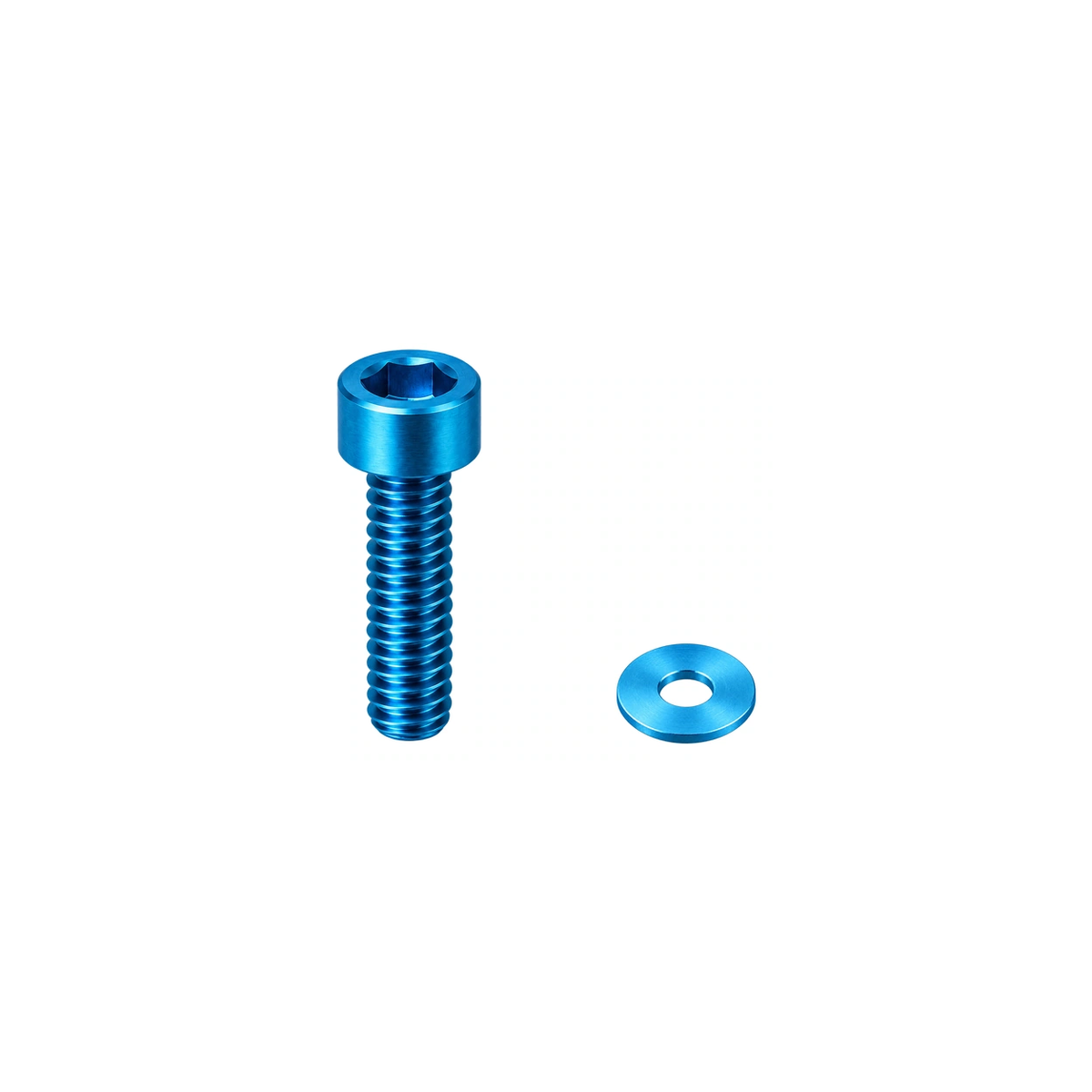 Titanium Specialized Allez Sprint Seatpost Clamp Bolt — Aqua Blue