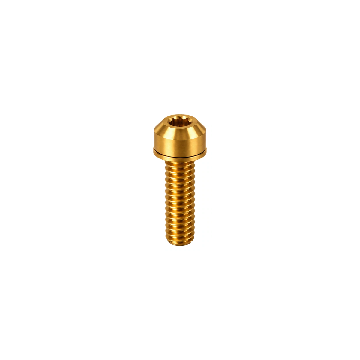 Titanium Specialized SL7 Stem Cable Clamp Bolt — Gold