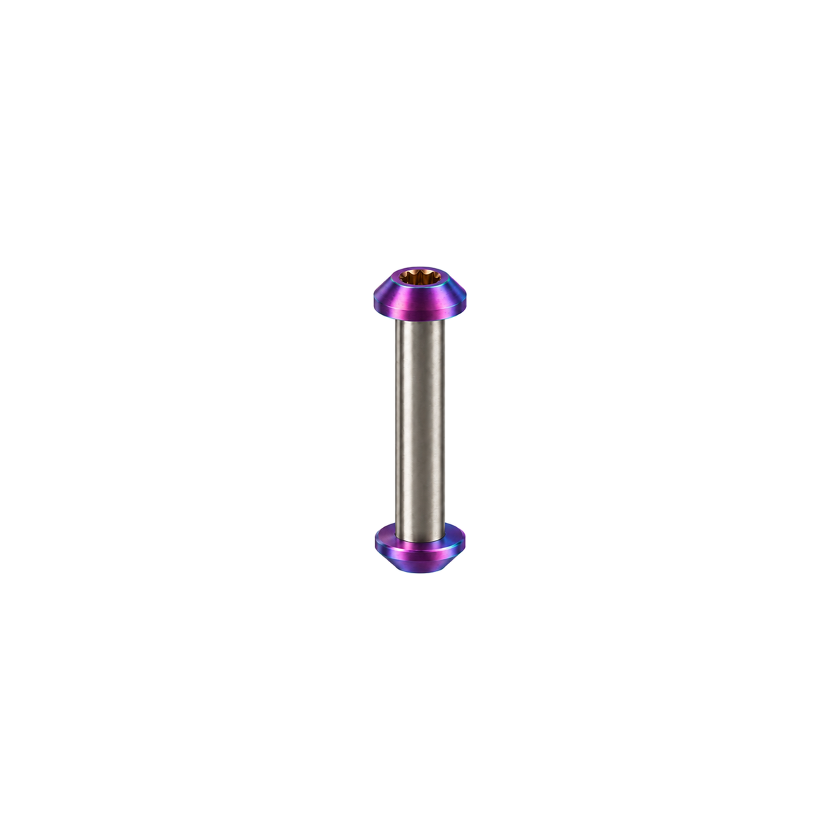 Titanium 8 mm Rear Shock Pivot Bolt Kits — Rainbow