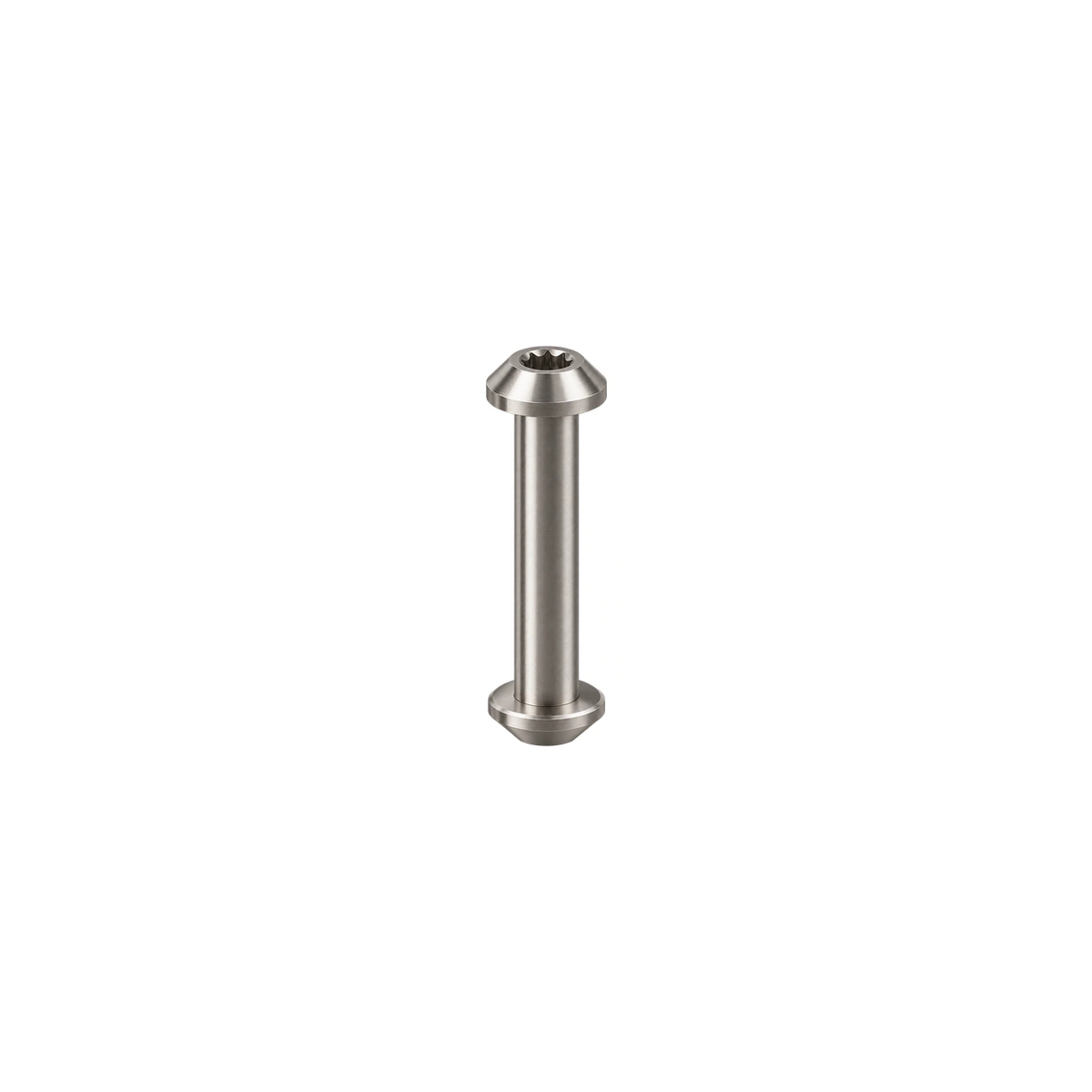 Titanium 8 mm Rear Shock Pivot Bolt Kits — Raw Titanium