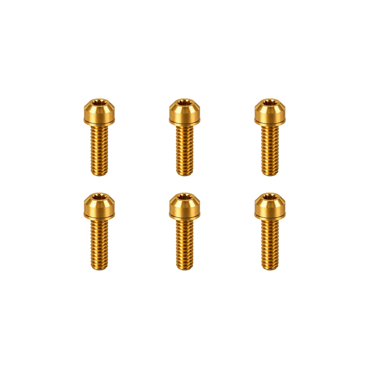 Titanium Specialized Future Stem Bolt Set — Gold