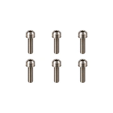 Titanium Race Face Turbine R Stem Bolt Set — Raw Titanium