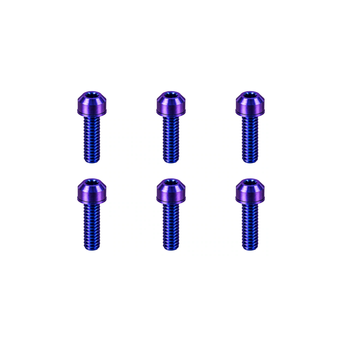 Titanium Race Face Turbine R Stem Bolt Set — Blue Purple