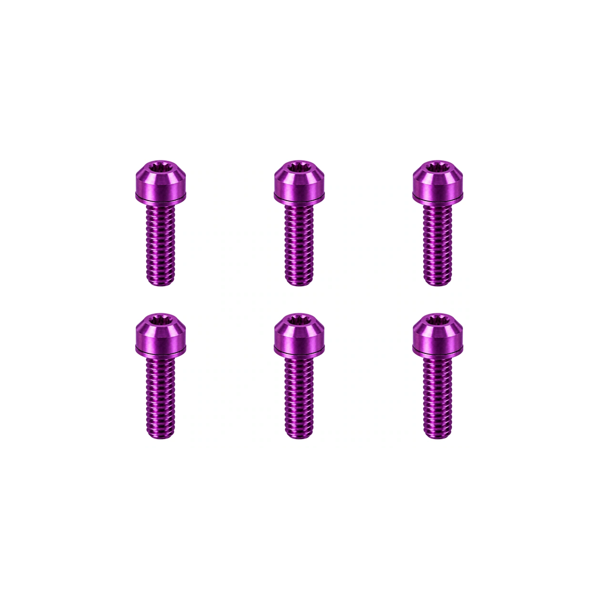 Titanium Industry Nine A35 / A318 Stem Bolt Set — Purple