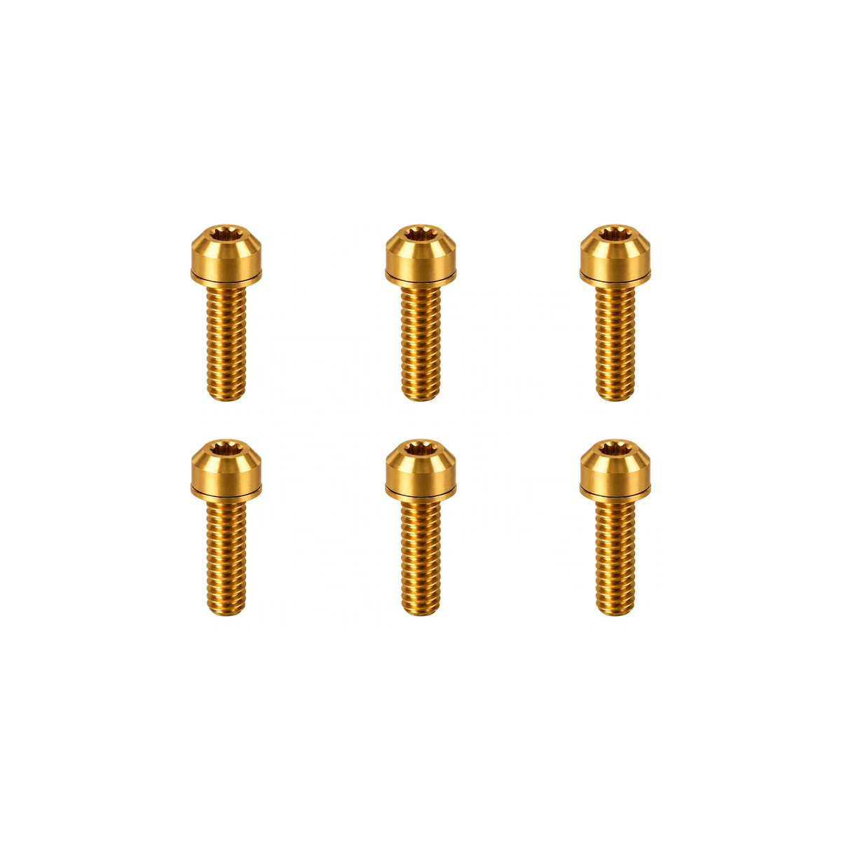 Titanium Industry Nine A35 / A318 Stem Bolt Set — Gold