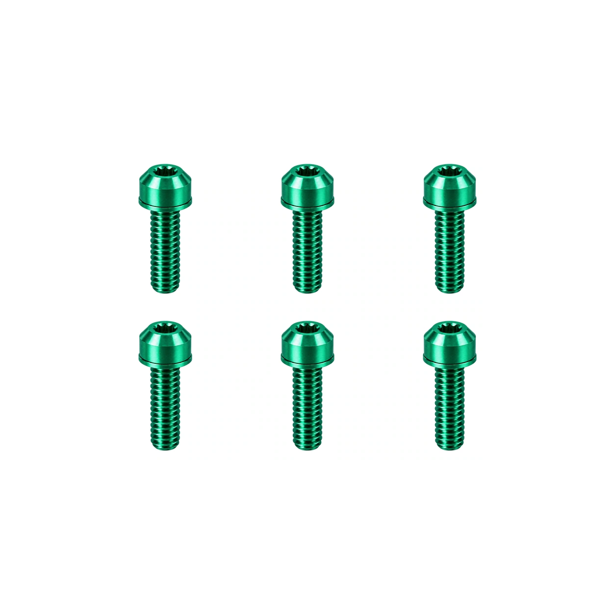 Titanium Industry Nine A35 / A318 Stem Bolt Set — Green