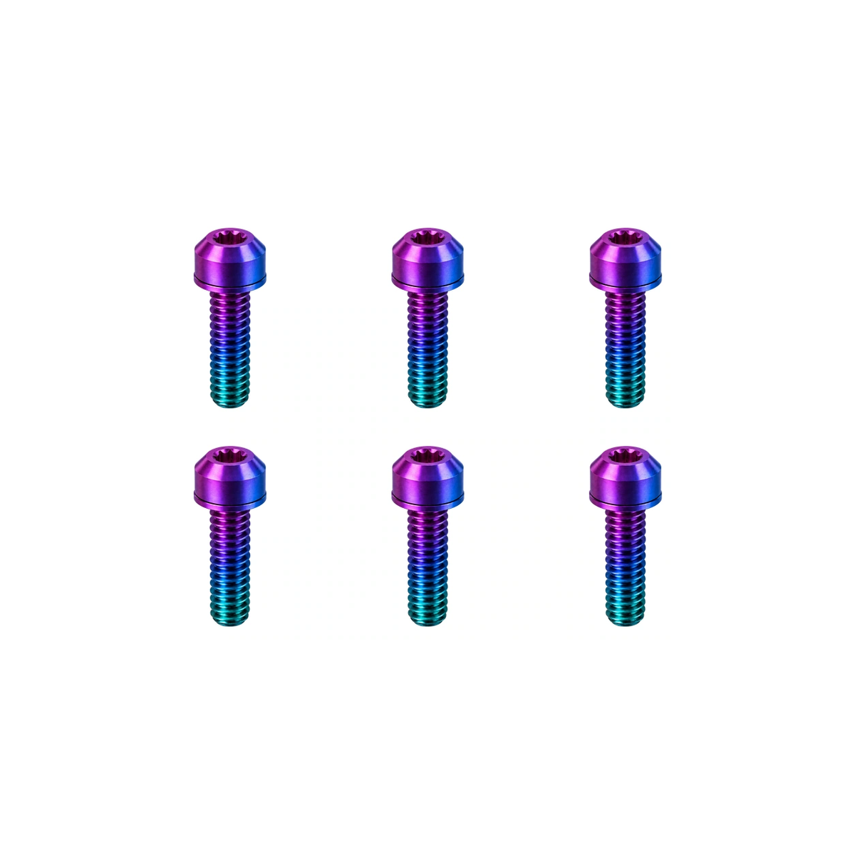 Titanium Revgrips Pro Stem Bolt Set — Candy Matte