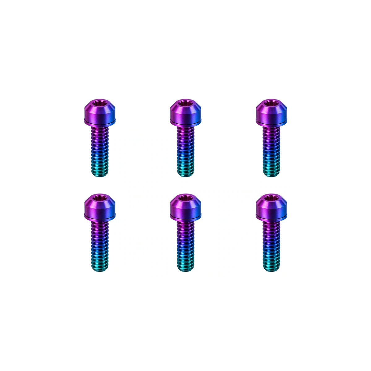 Titanium Specialized Trail 31.8 mm Stem Bolt Set — Candy Matte