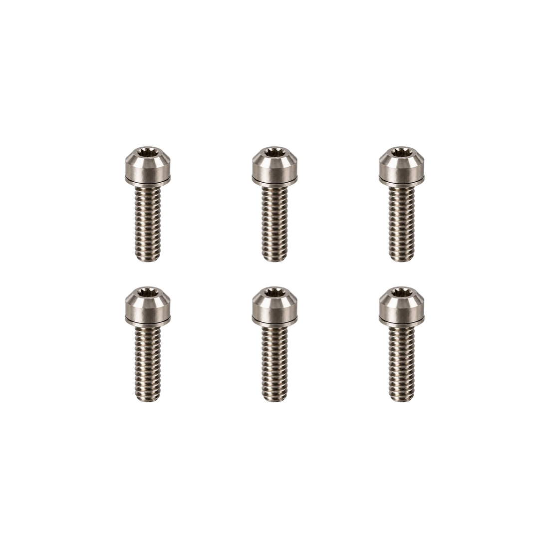 Titanium Specialized Trail 31.8 mm Stem Bolt Set — Raw Titanium