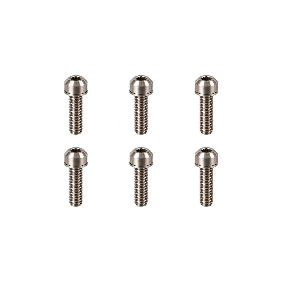 Titanium Specialized Trail 31.8 mm Stem Bolt Set — Raw Titanium