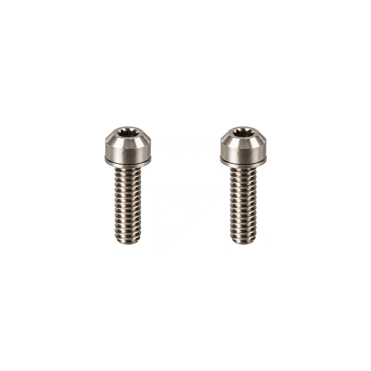 Titanium Ridea Brake Lever Clamp Bolts — Raw Titanium