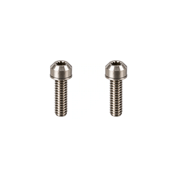 Titanium Ridea Brake Lever Clamp Bolts — Raw Titanium
