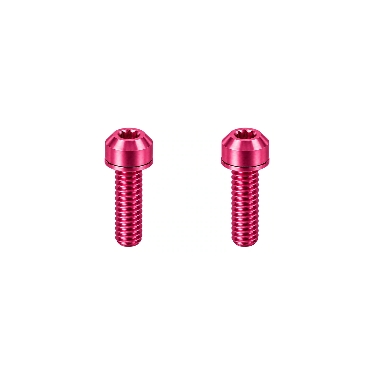 Titanium Ridea Brake Lever Clamp Bolts — Champagne Pink