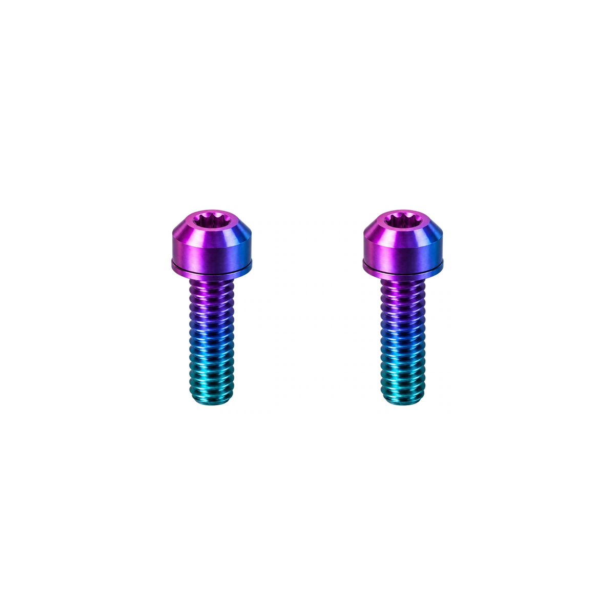 Titanium Ridea Brake Lever Clamp Bolts — Candy Gloss