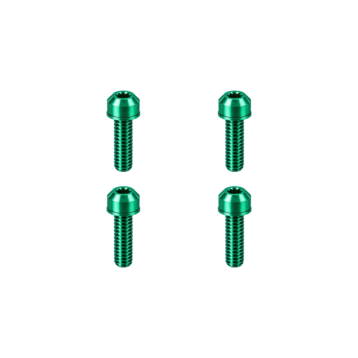 Titanium Ridea MK3 Stem Cap Bolts — Green