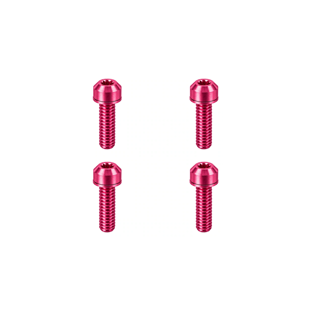 Titanium Ridea MK3 Stem Cap Bolts — Champagne Pink