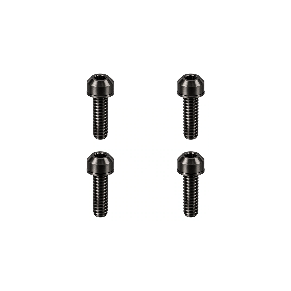 Titanium Ridea MK3 Stem Cap Bolts — Black