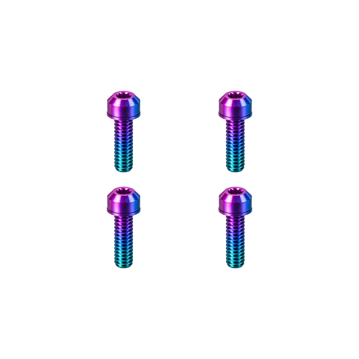 Titanium Ridea MK3 Stem Cap Bolts — Candy Gloss