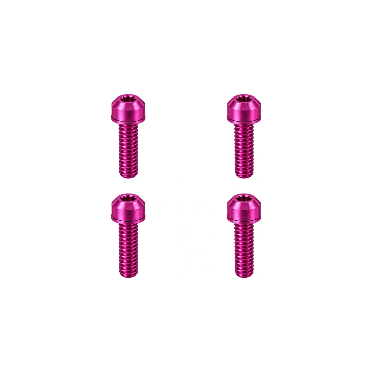 Titanium Ridea MK3 Stem Cap Bolts — Magenta