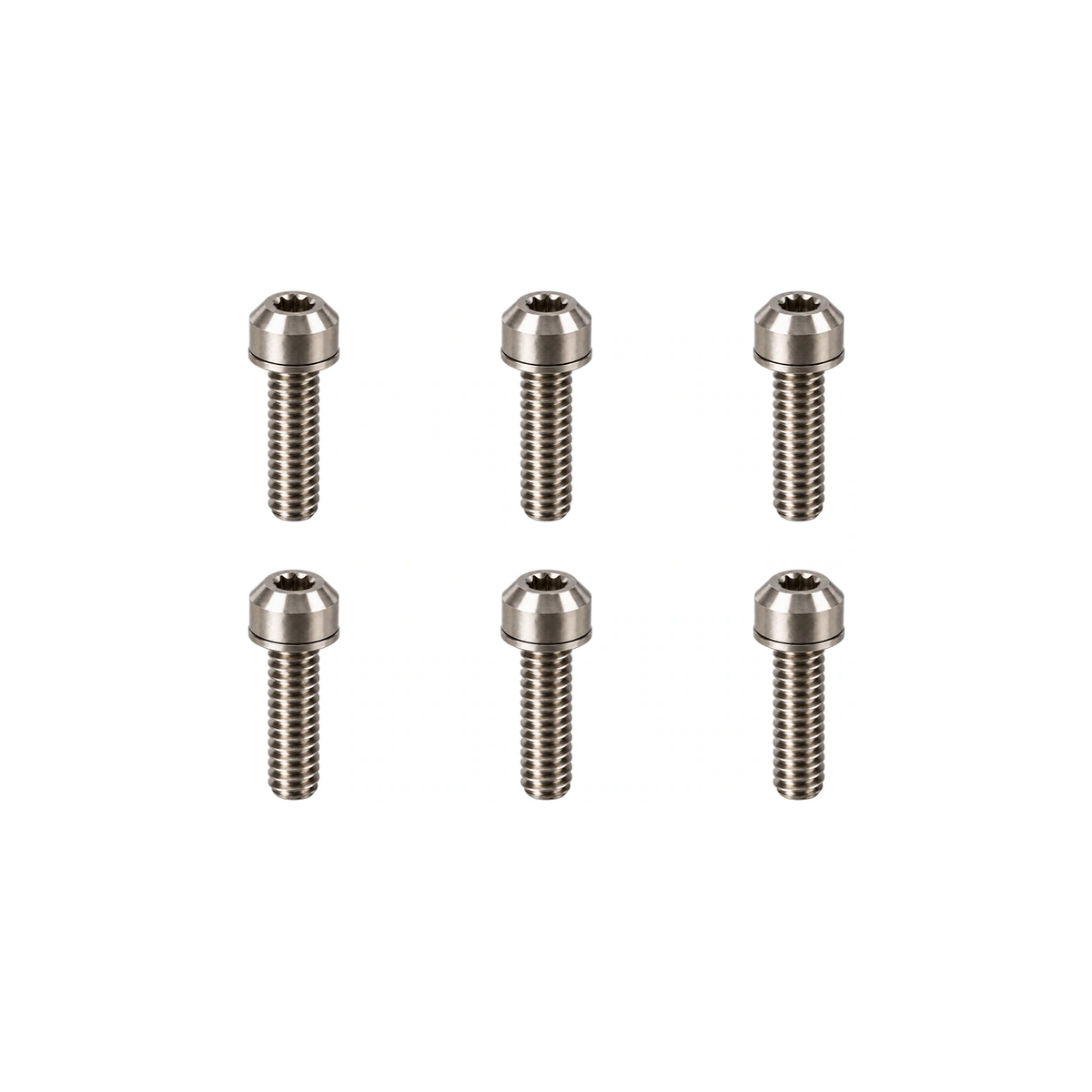 Titanium e*thirteen Plus 35 Stem Bolt Set — Raw Titanium
