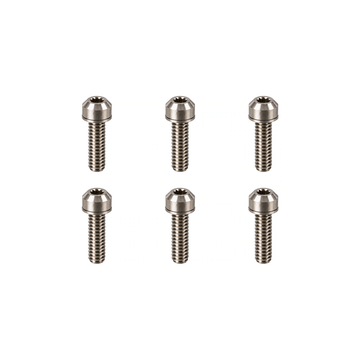 Titanium e*thirteen Plus 35 Stem Bolt Set — Raw Titanium