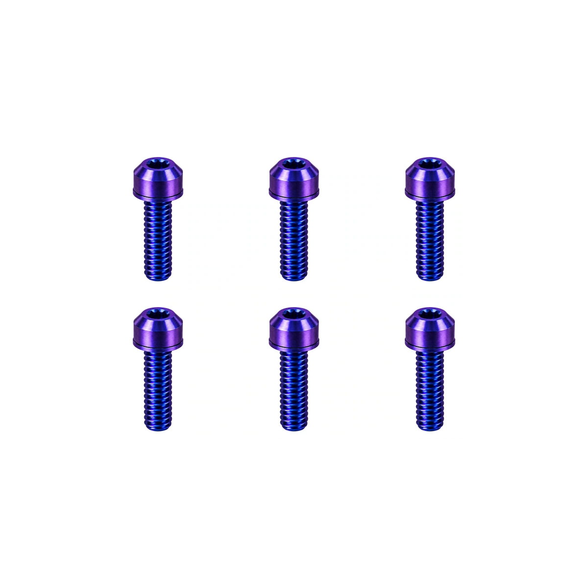 Titanium e*thirteen Plus 35 Stem Bolt Set — Blue Purple