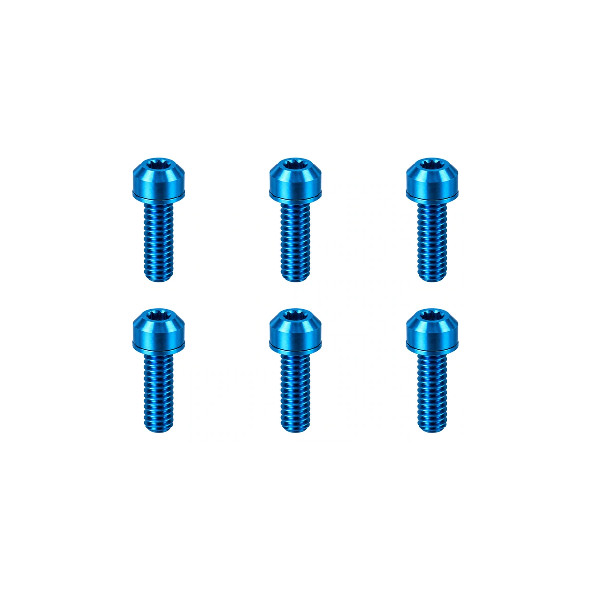Titanium e*thirteen Plus 35 Stem Bolt Set — Aqua Blue