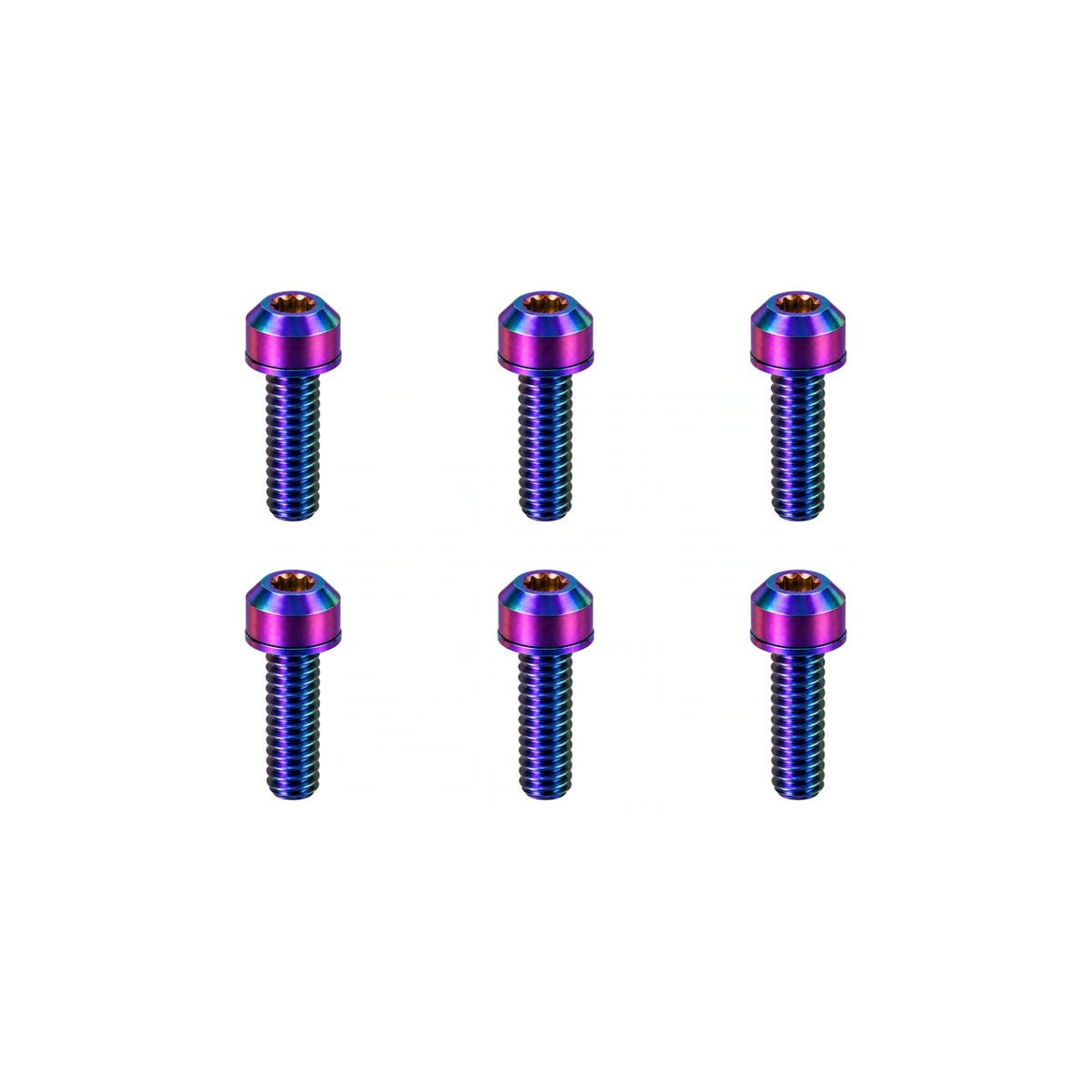 Titanium e*thirteen Plus 35 Stem Bolt Set — Rainbow