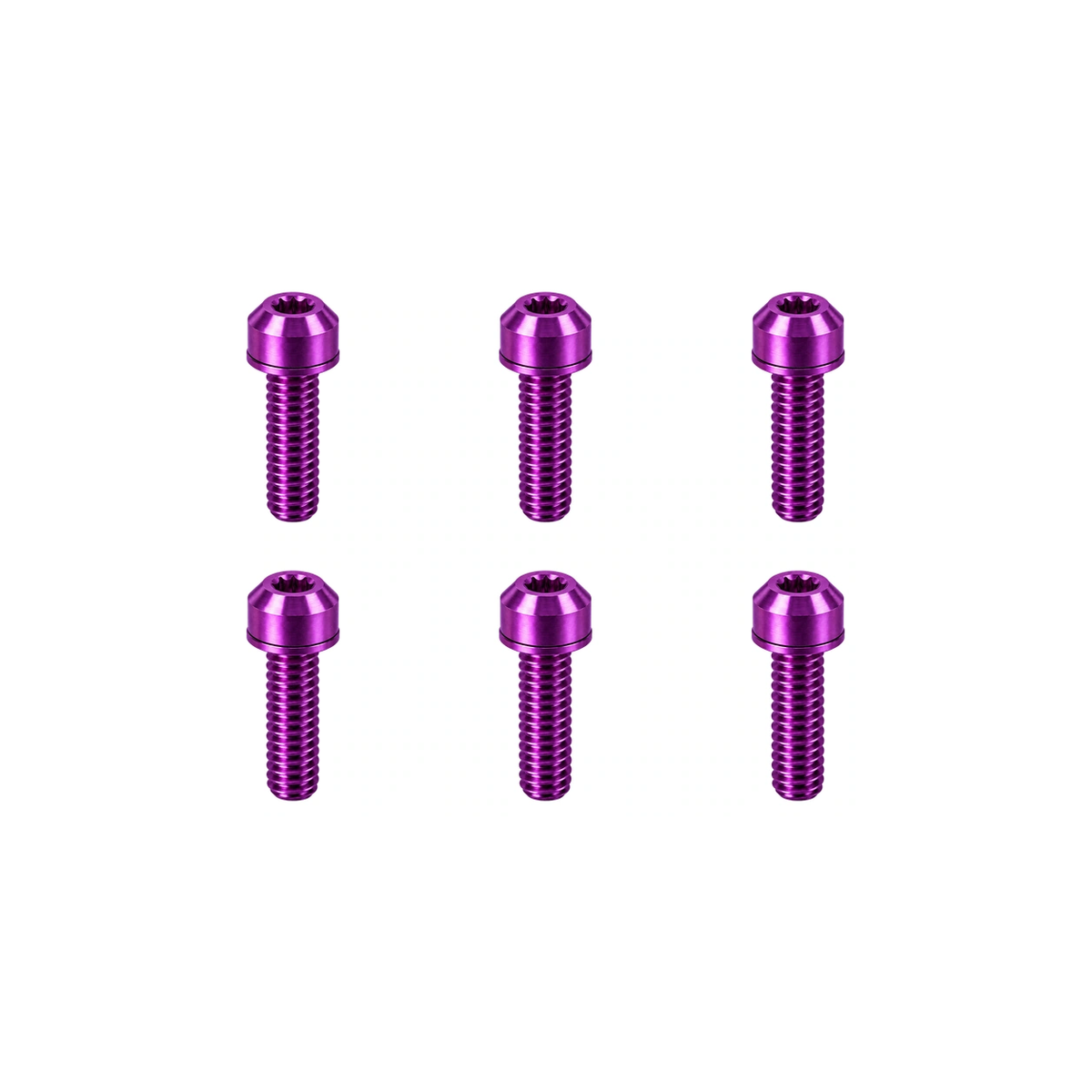 Titanium Specialized Trail 35 mm Stem Bolt Set — Purple