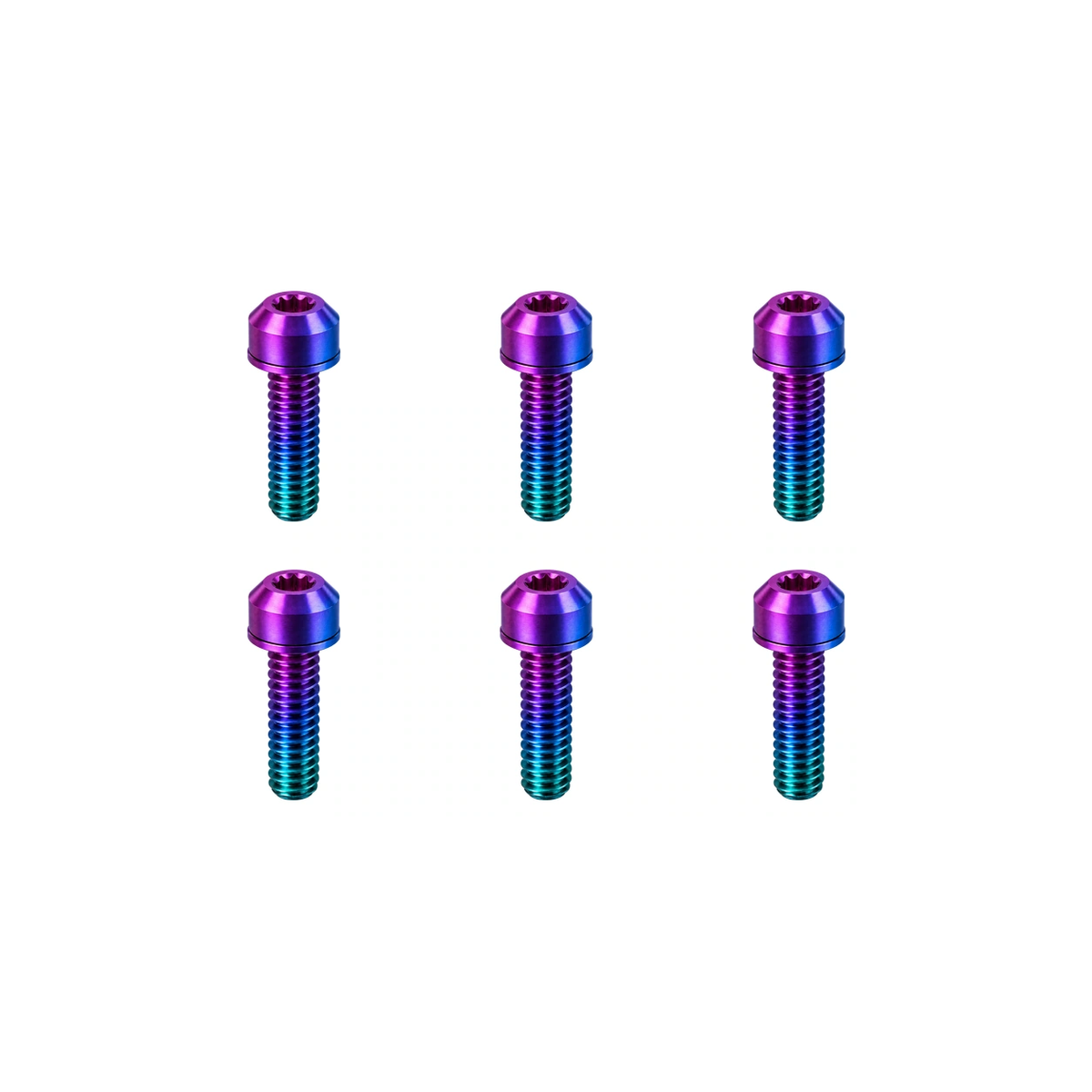 Titanium Specialized Trail 35 mm Stem Bolt Set — Candy Matte