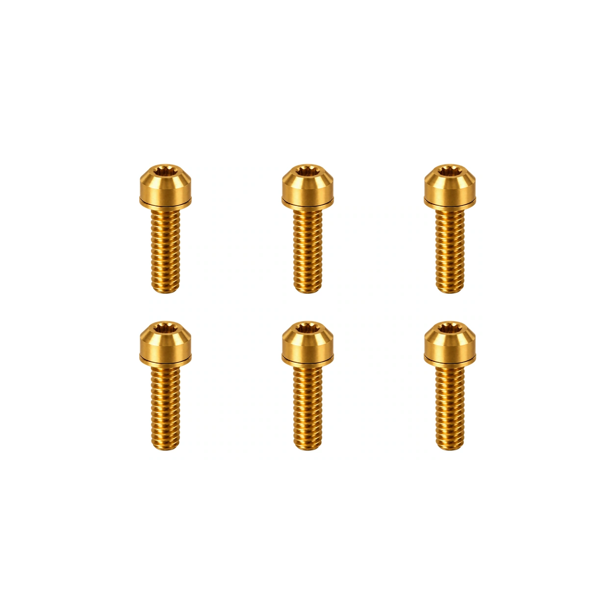 Titanium Specialized Trail 35 mm Stem Bolt Set — Gold