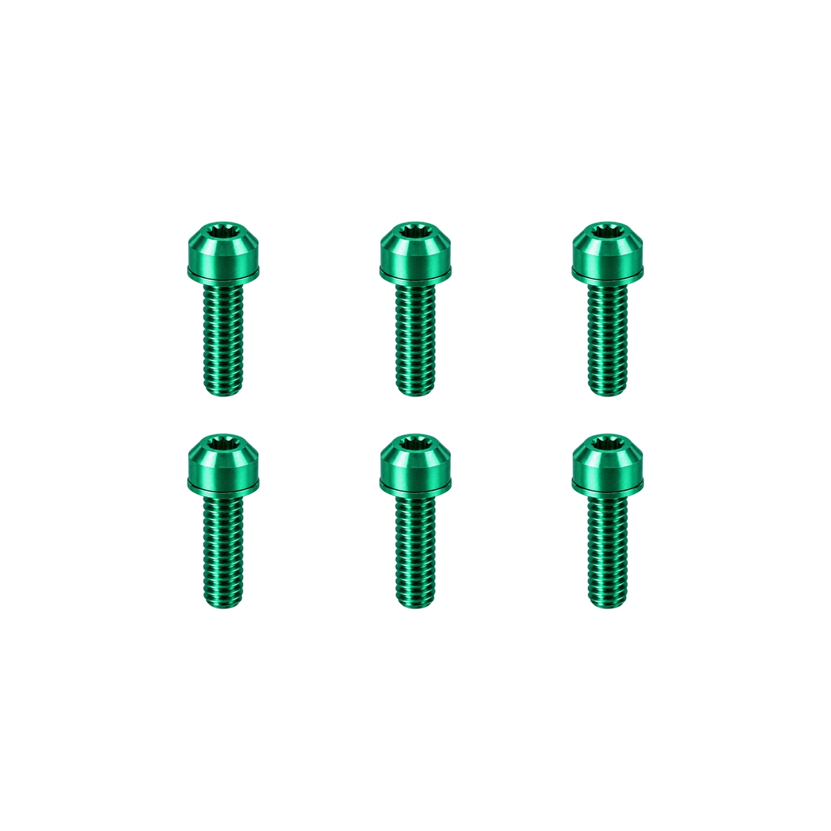 Titanium Specialized Trail 35 mm Stem Bolt Set — Green