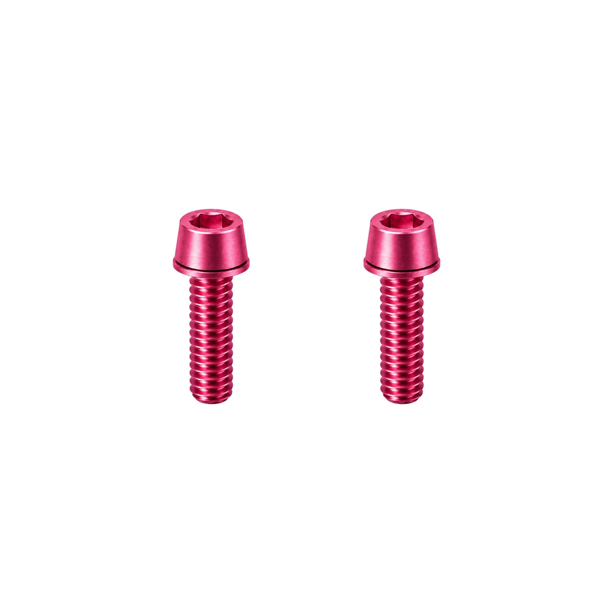 Titanium LitePro Super HollowTech Crank Bolts — Champagne Pink