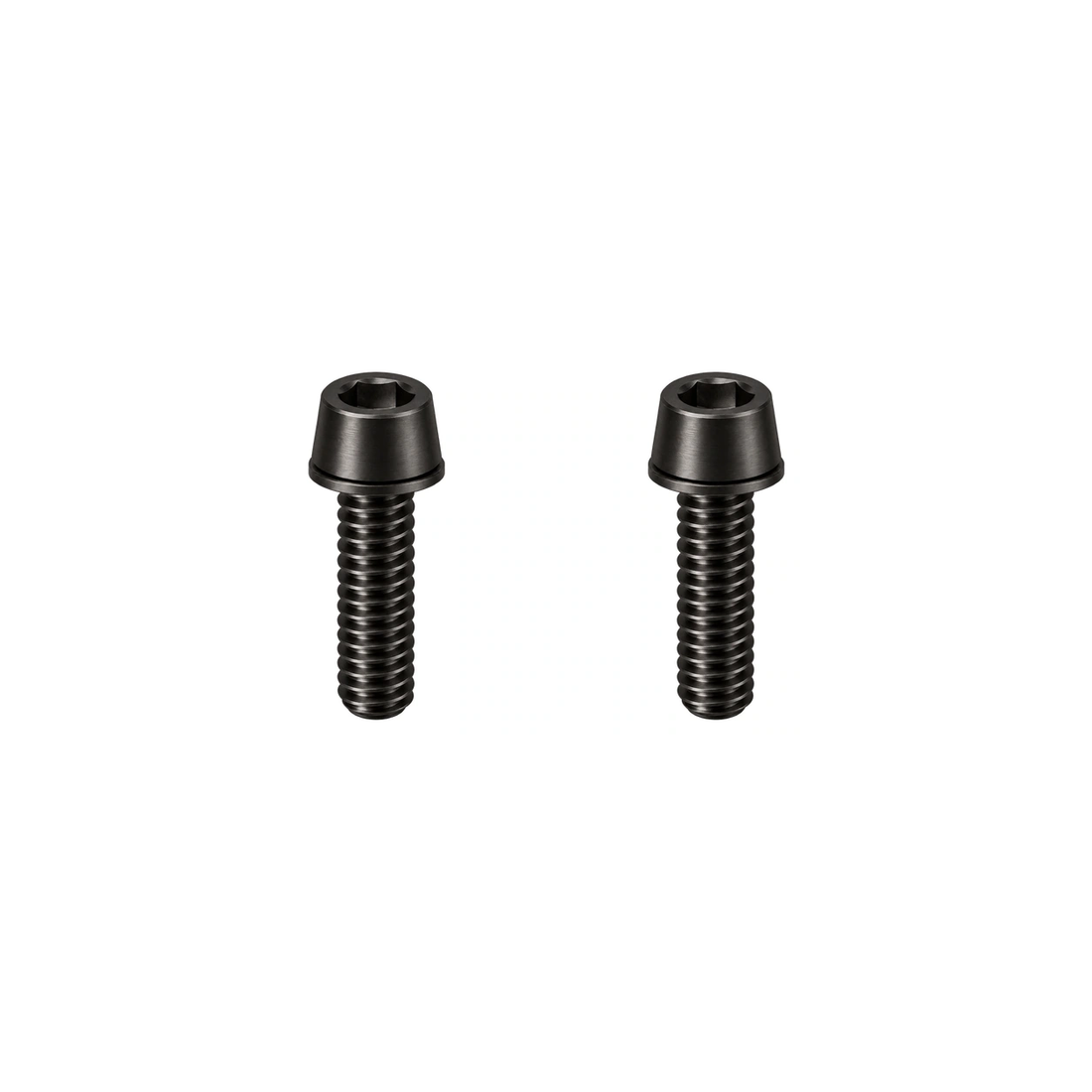 Titanium LitePro Super HollowTech Crank Bolts — Raw Titanium