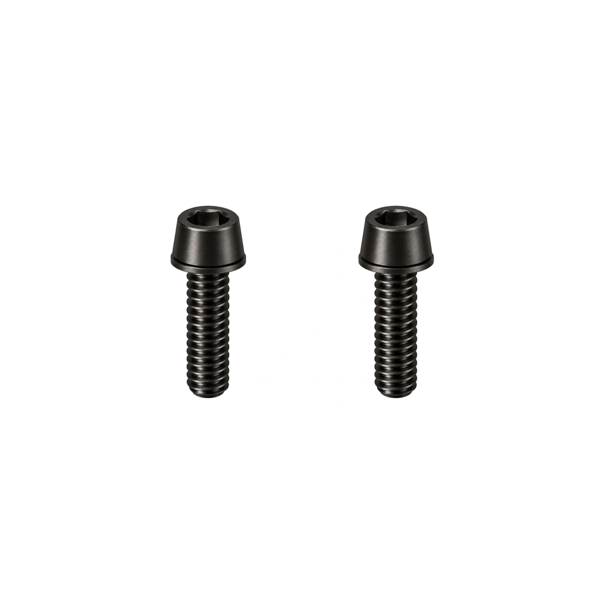 Titanium LitePro Super HollowTech Crank Bolts — Black