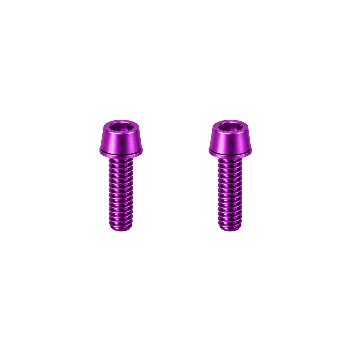 Titanium LitePro Super HollowTech Crank Bolts — Purple